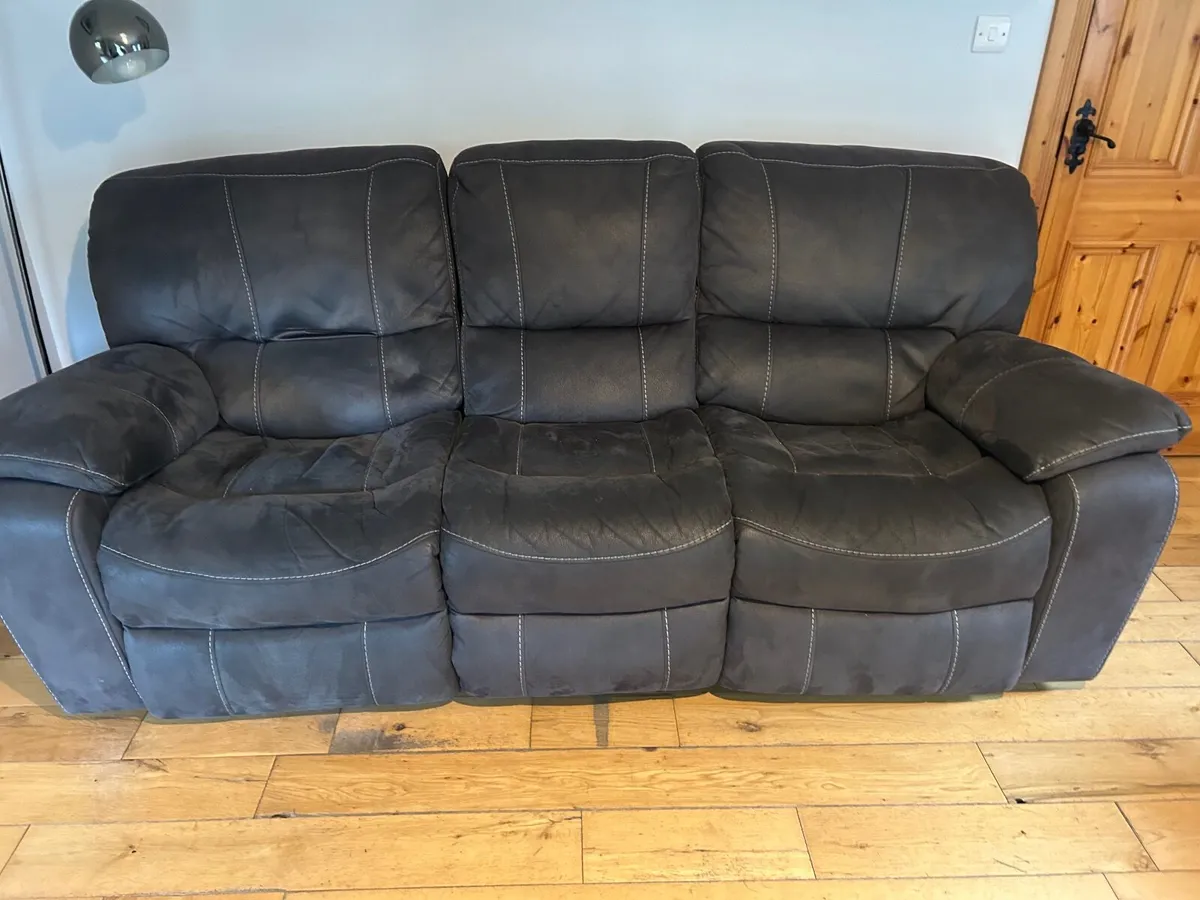 Sofa- grey in colour - Image 2