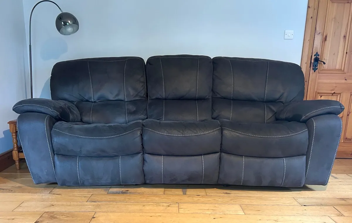 Sofa- grey in colour - Image 1