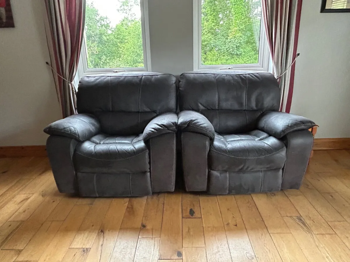 Sofa- grey in colour - Image 4