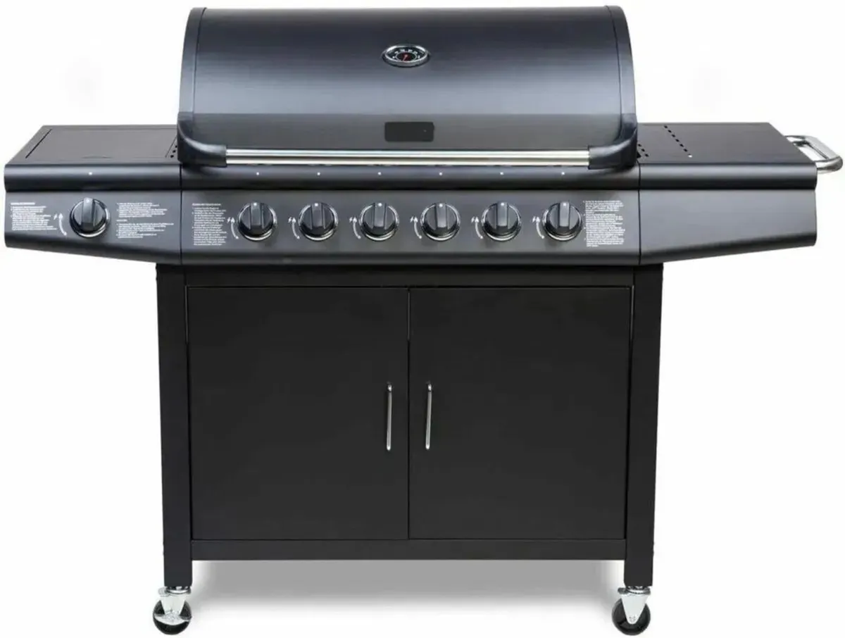 Barbecue Gas Grill Outdoor 6+1 Burner BBQ - Image 3