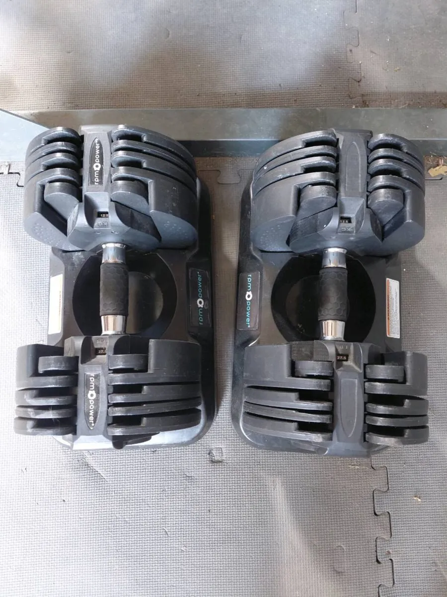 Adjustable dumbell set - Image 1