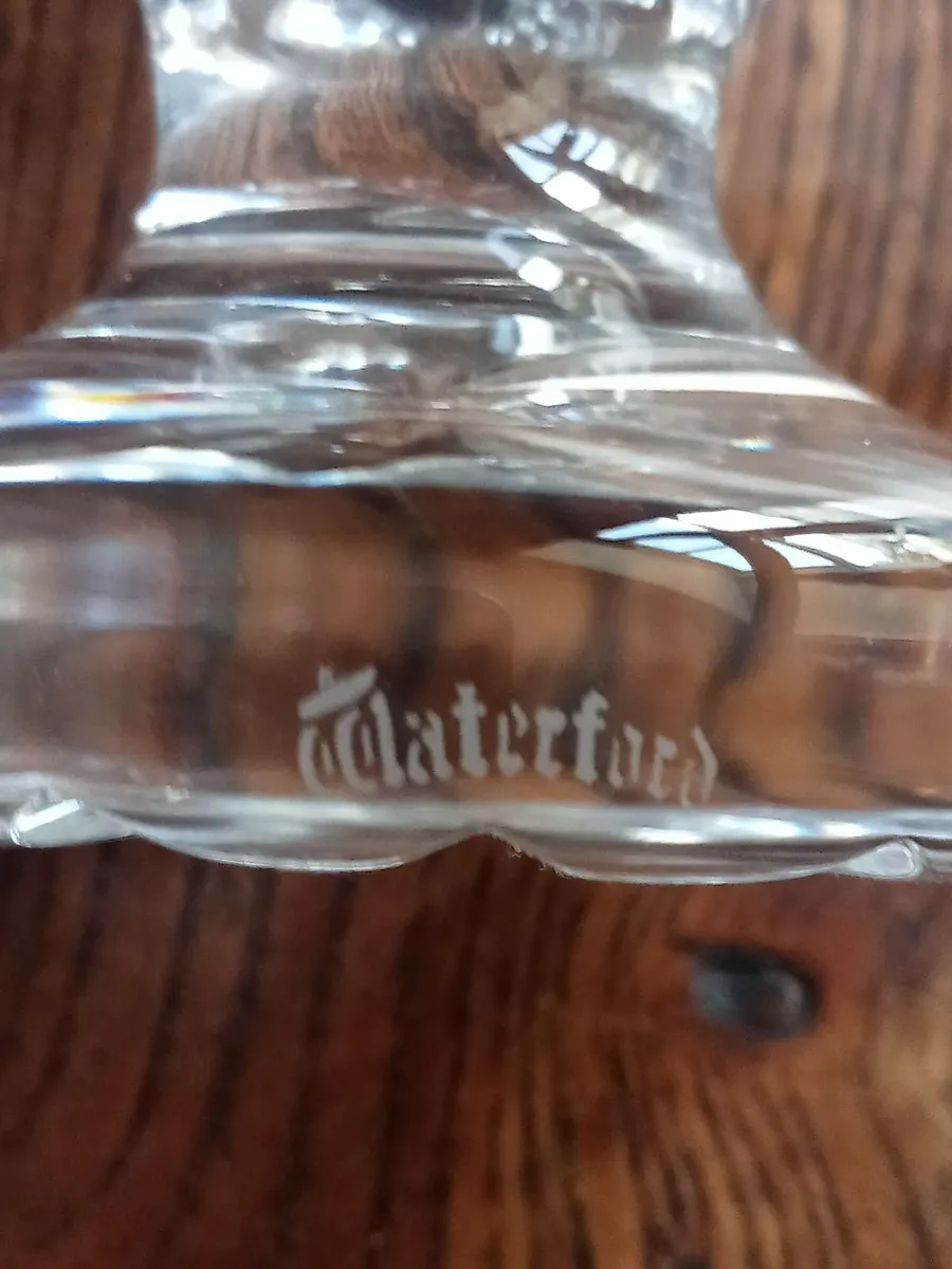 1950s waterford crystal lismore vase - Image 2