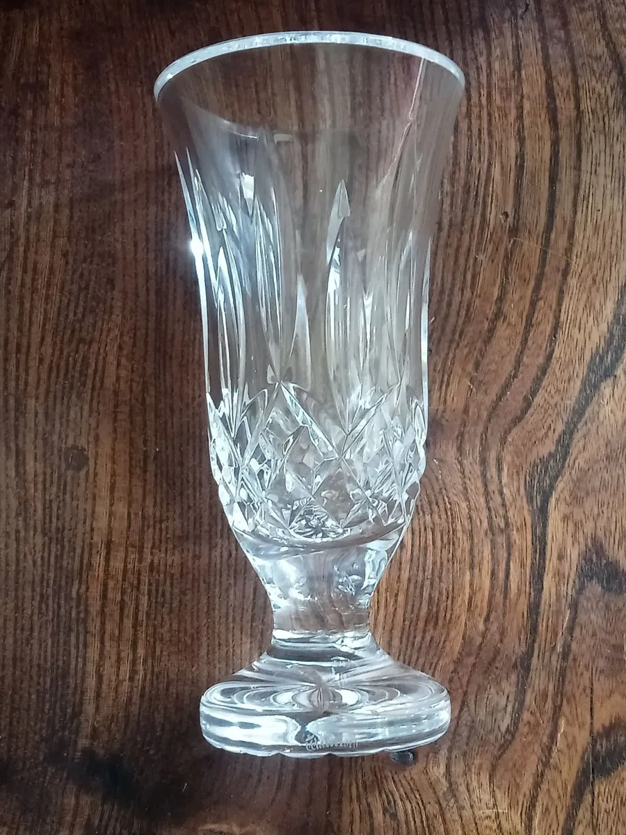 1950s waterford crystal lismore vase - Image 3
