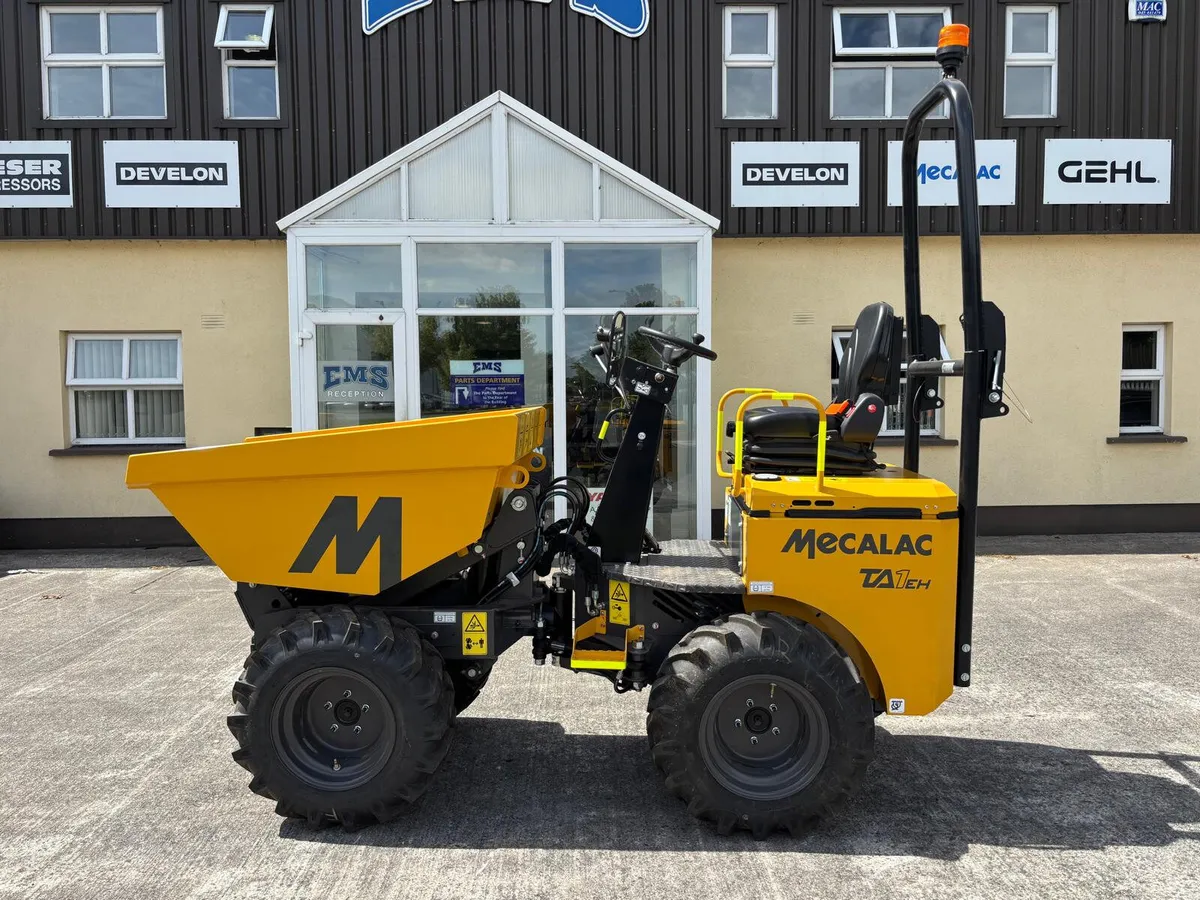Mecalac TA1EH - 1 ton High tip Dumper - Image 3