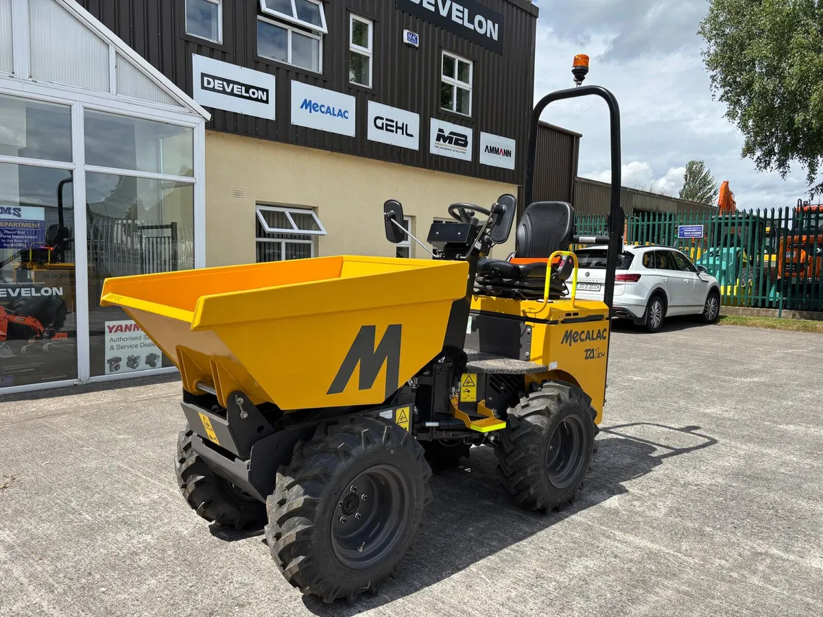 Mecalac TA1EH - 1 ton High tip Dumper - Image 4
