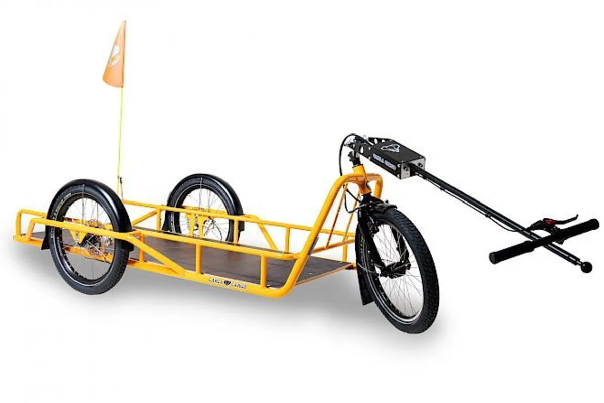 Cargo Trailer,  pull by hand or by bike. - Image 1