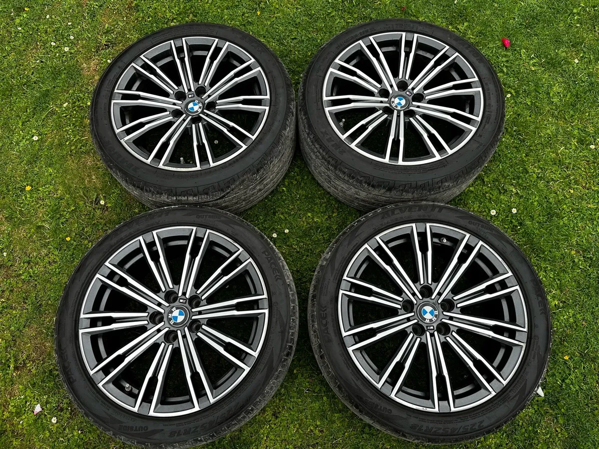 BMW 18” Genuine M Sport Alloys New Tyres - Image 1