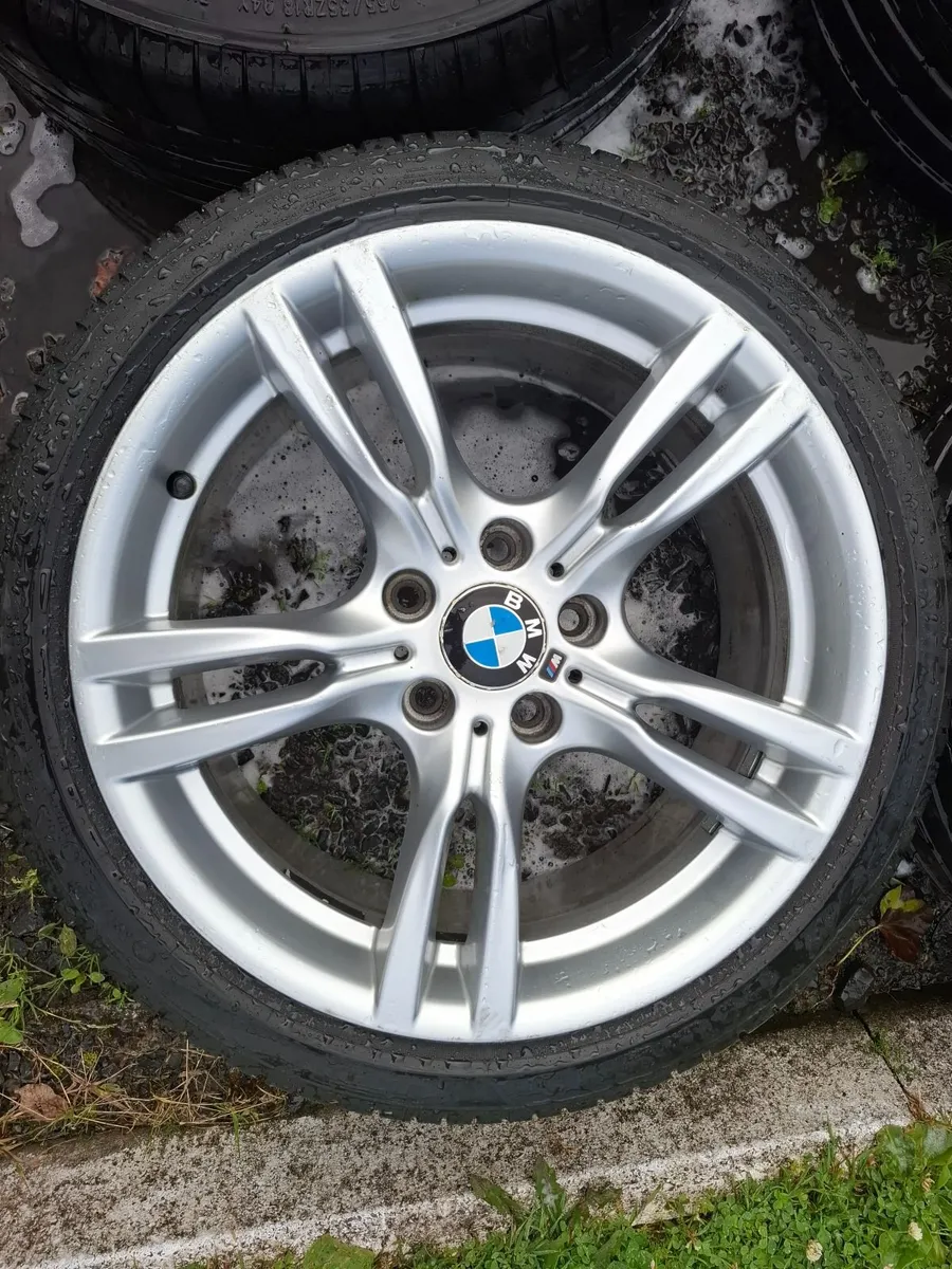 18" Genuine Bmw 3 Series M Sport Alloys with tyres - Image 1