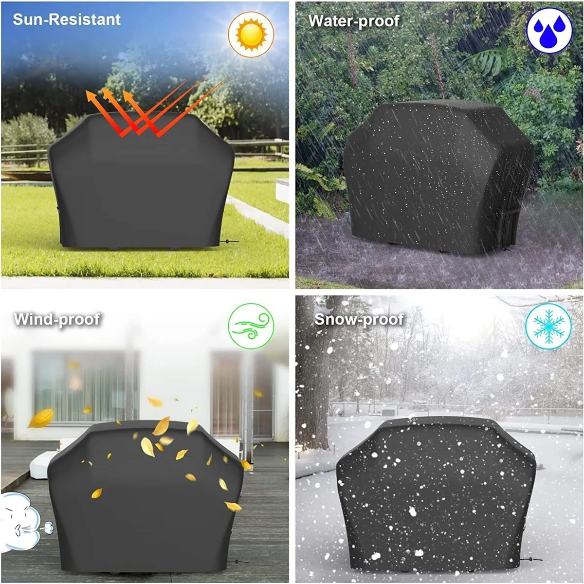 Large BBQ Cover Outdoor waterproof protection - Image 2