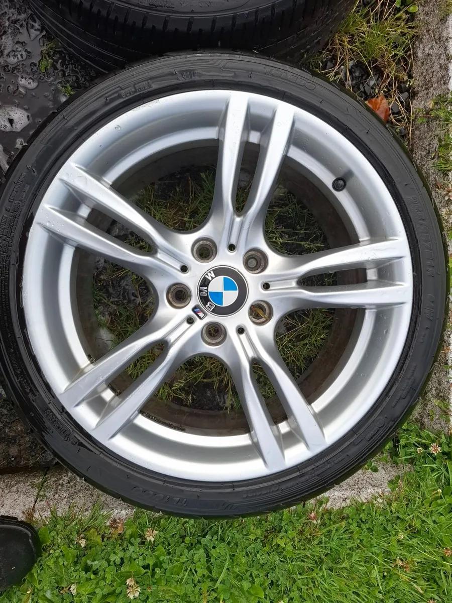 18" Genuine Bmw 3 Series M Sport Alloys with tyres - Image 3