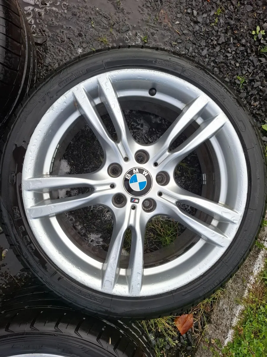 18" Genuine Bmw 3 Series M Sport Alloys with tyres - Image 4