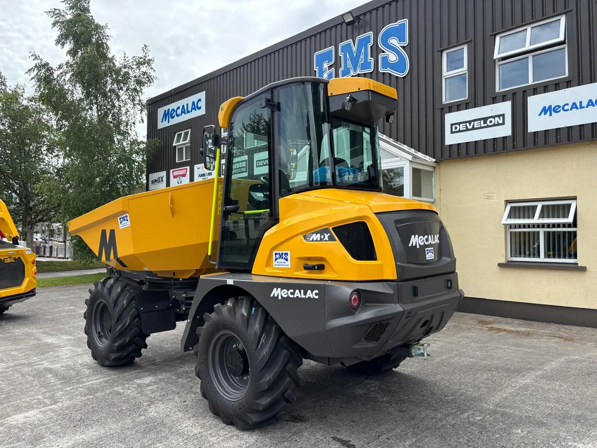New MECALAC 6MDXH - 6 Ton Swivel Cab Dumper - Image 3