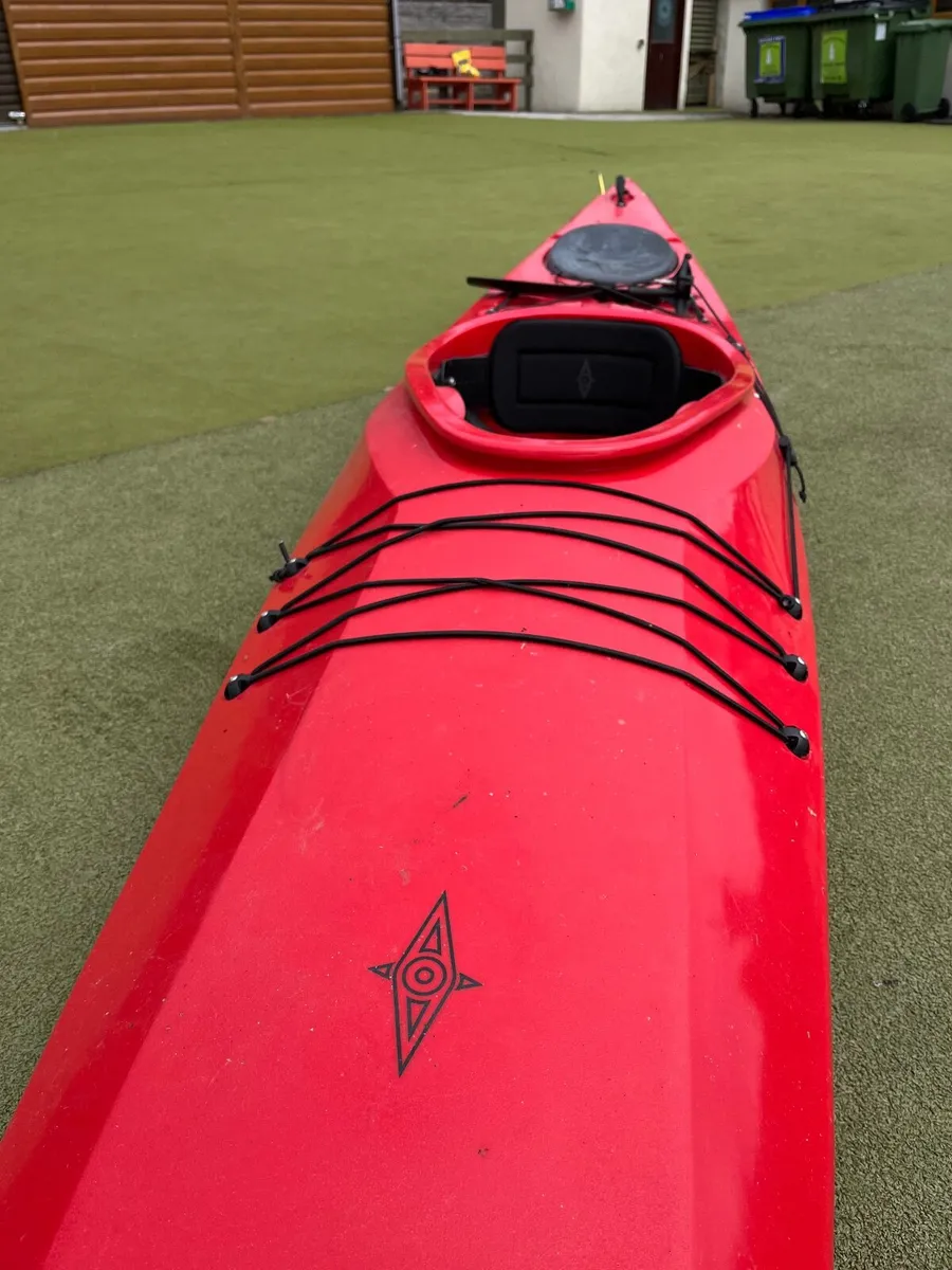 Point 65 Swedish design touring kayak with rudder - Image 1