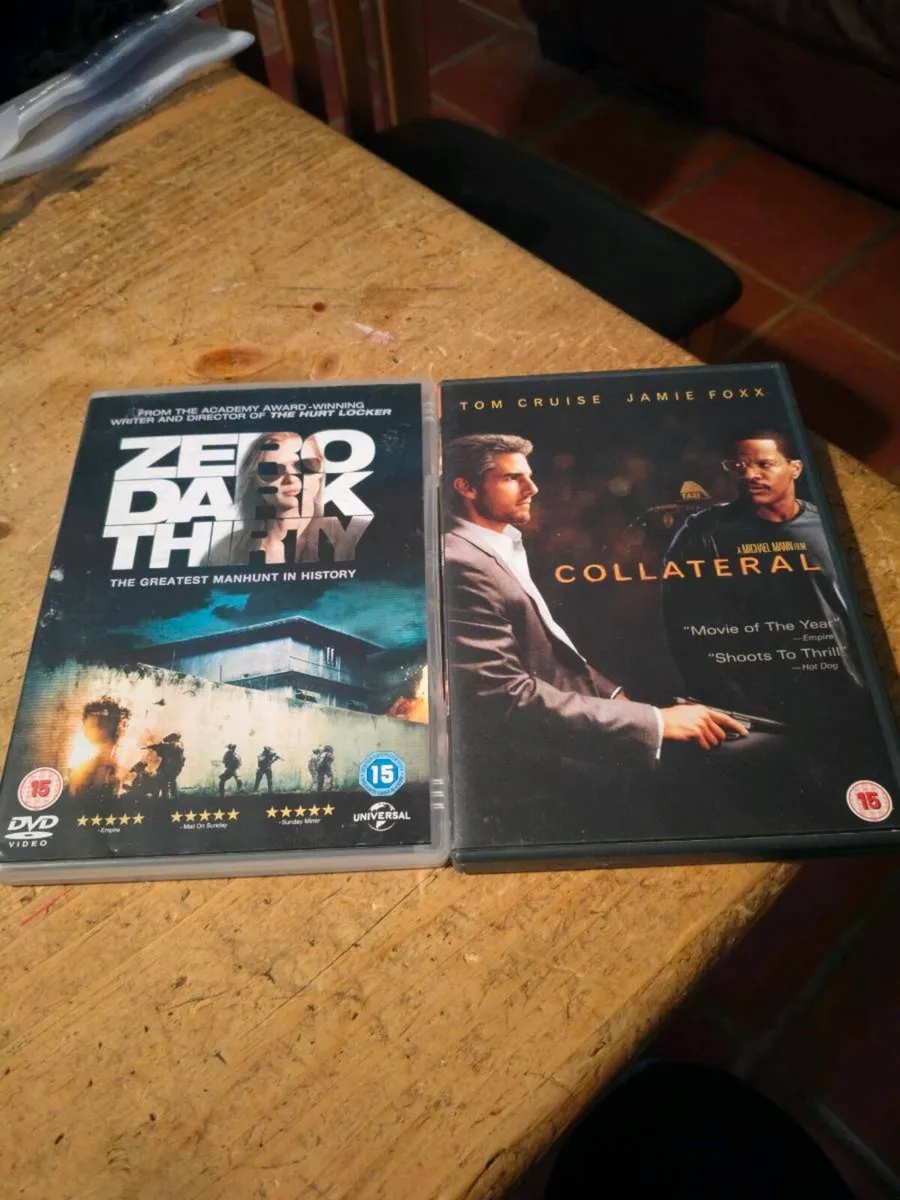 Dvds, Zero Dark Thirty, collateral. Great conditio - Image 1