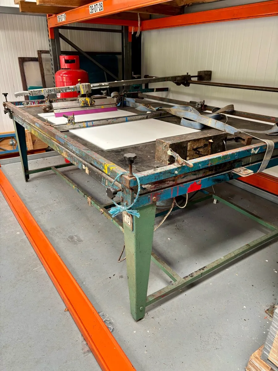 Screen Print Bench - Image 1