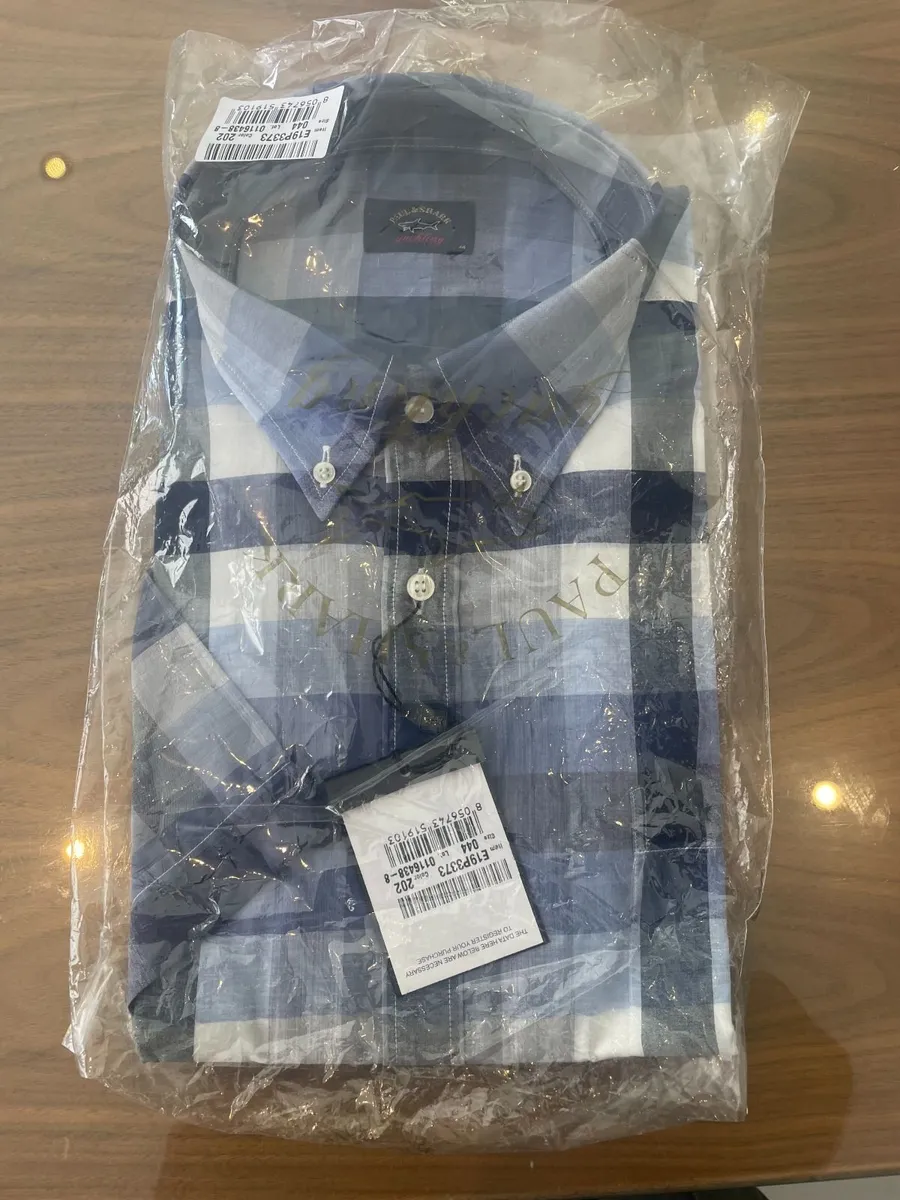 *NEW* Paul & Shark Yachting Blue Shirt Size 44