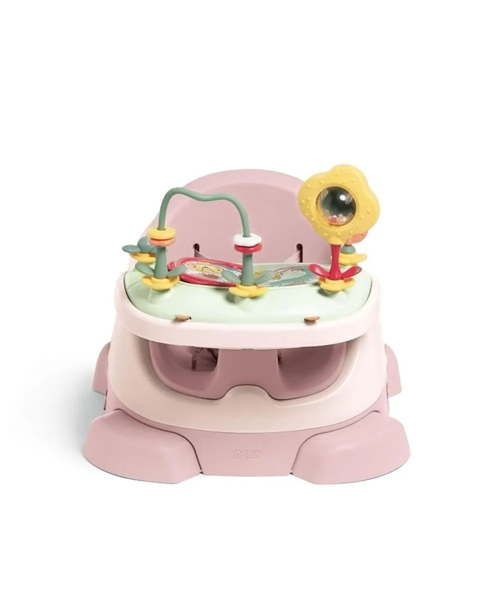 Bug 3-in-1 Floor & Booster Seat with Activity Tray - Blossom - Image 3