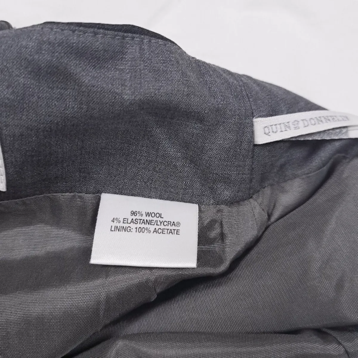 Quin & Donnelly Grey Midi Pencil Skirt 12UK/40EU - Image 3