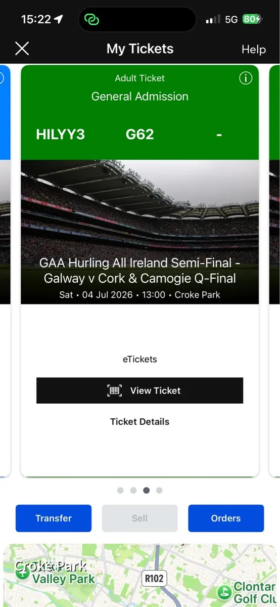 Cork v’s Galway hurling tickets - Image 2