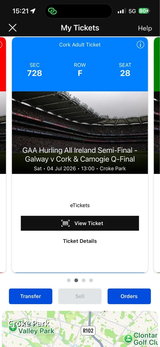 Cork v’s Galway hurling tickets - Image 3