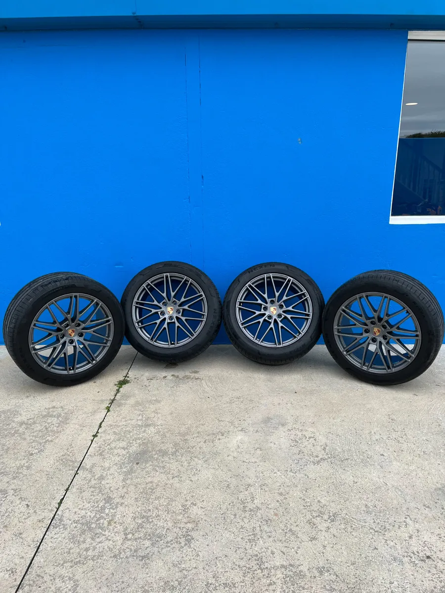 Porsche Cayenne 21 rs Spyder Design Wheels Grey - Image 1