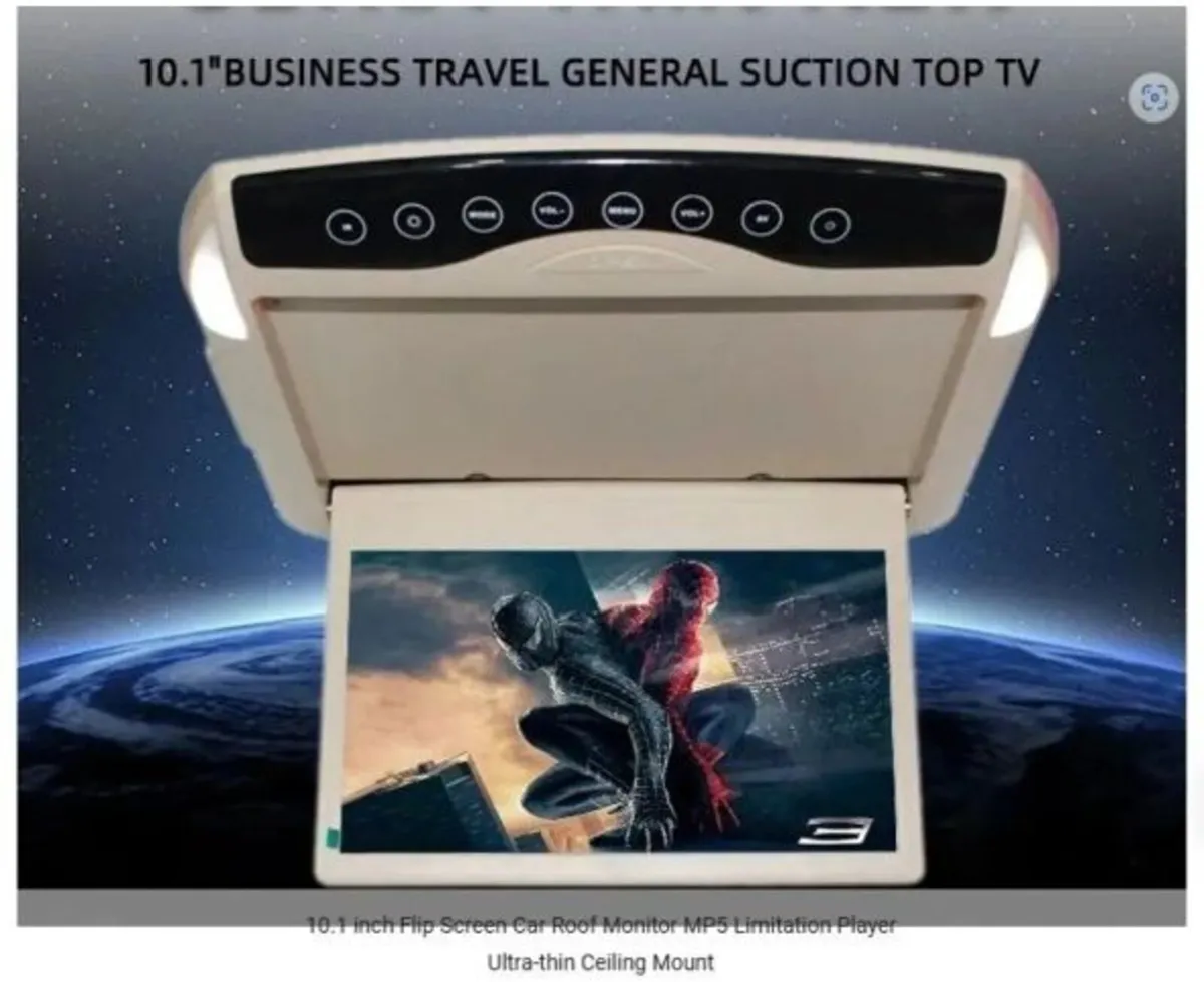 10.1-inch Flip Screen Car Roof Monitor MP5 - Image 1