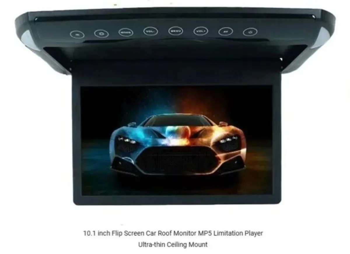 10.1-inch Flip Screen Car Roof Monitor MP5 - Image 2