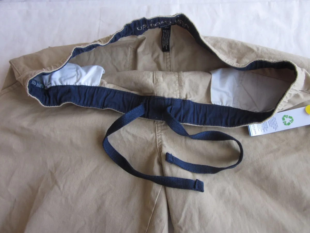 Polo Mens Cotton Shorts Tan XL - Image 4