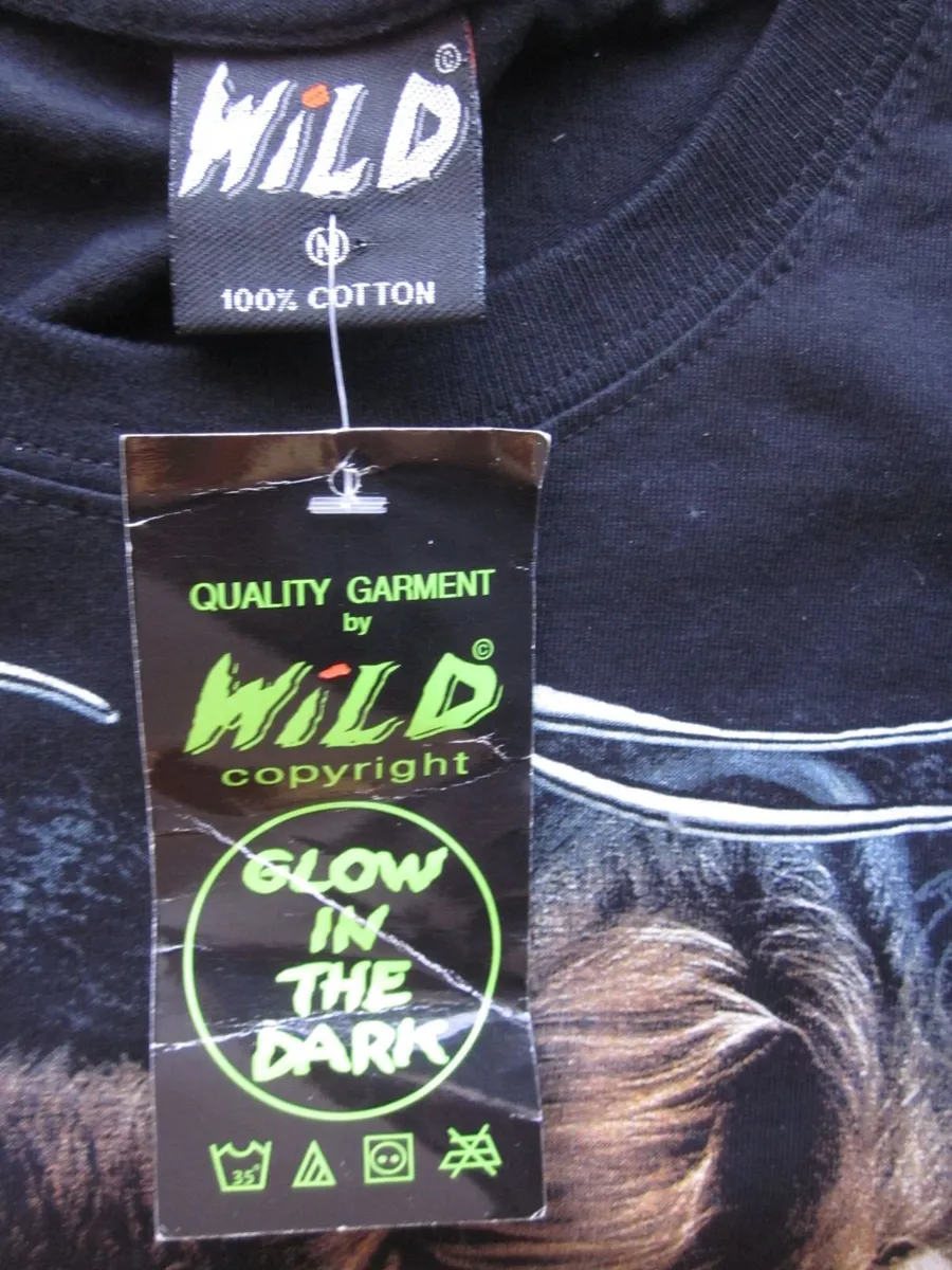 Vintage Wild Wolf Harley Motorcycles T Shirt M - Image 3