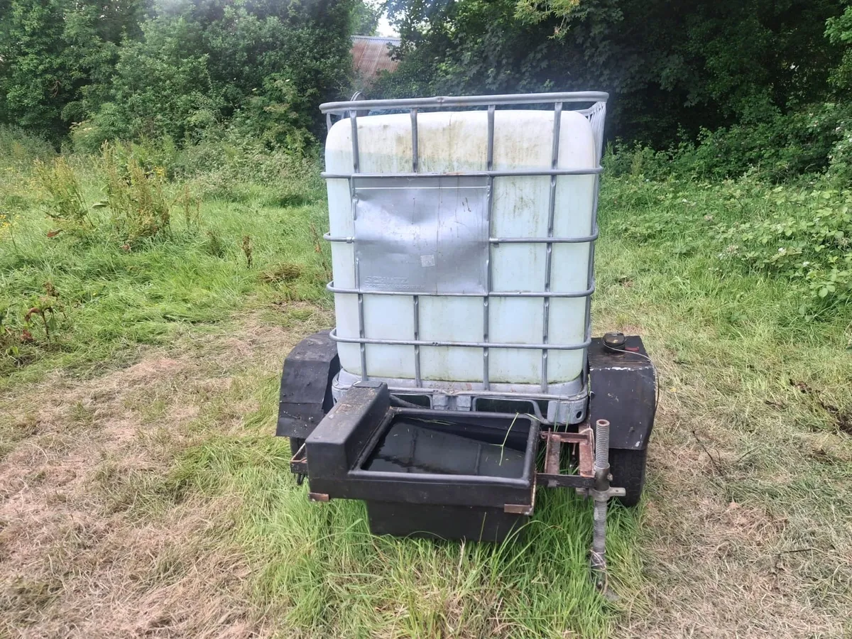 Mobile water tank trailer - Image 1