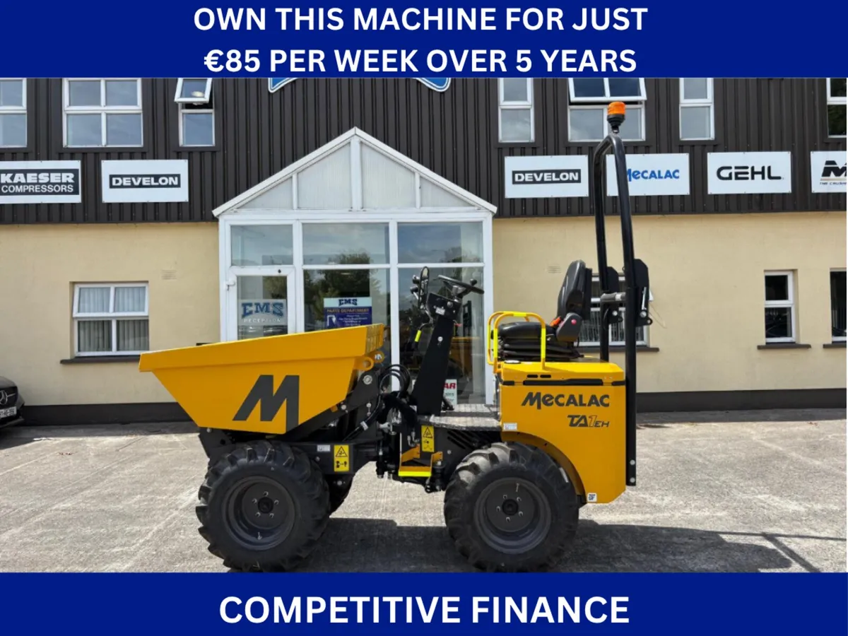 Mecalac TA1EH - 1 ton High tip Dumper - Image 1