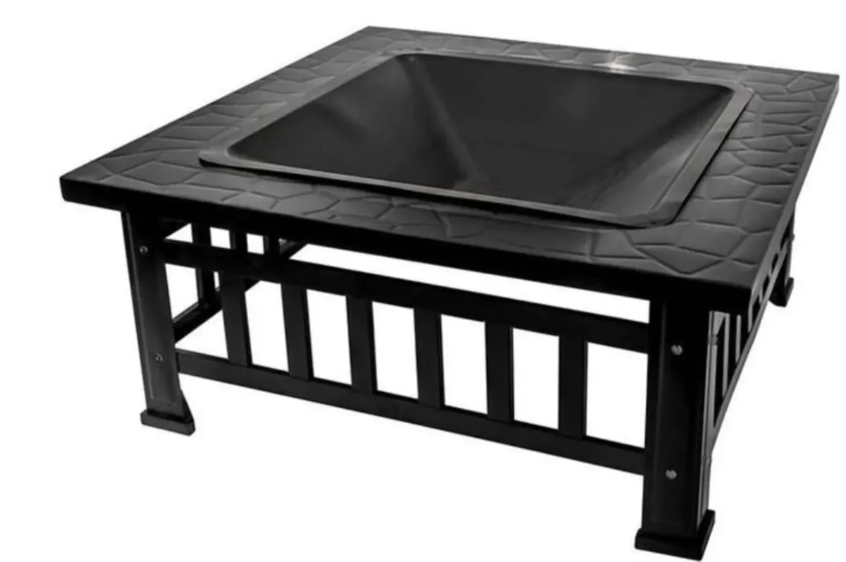 Fire Bowl with Spark Guard & Grill Grate - Image 4