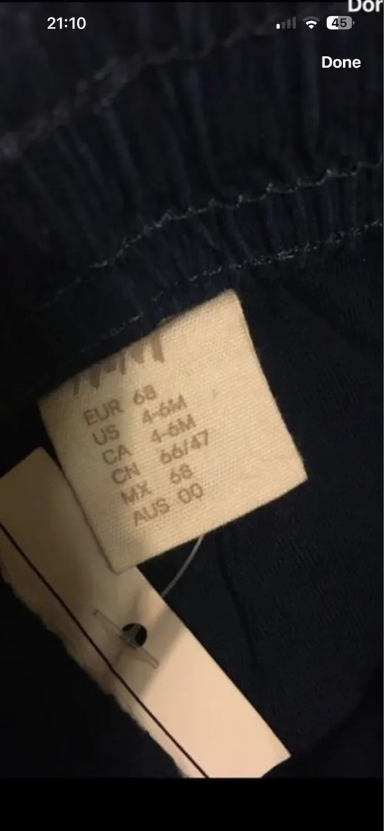 Boys BNWT cord jeans 4/6 mths €5 - Image 3