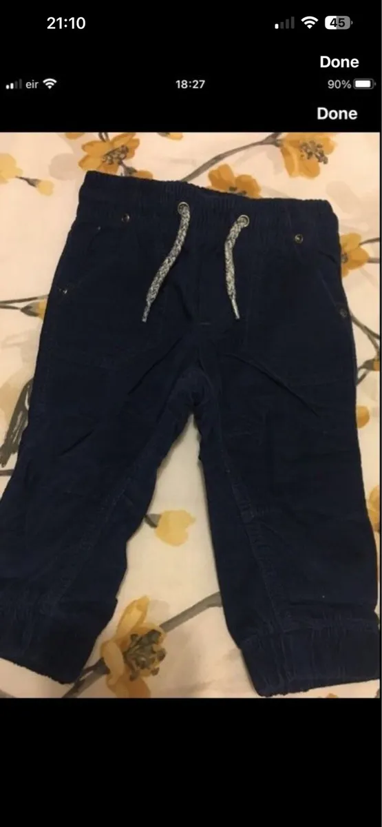 Boys BNWT cord jeans 4/6 mths €5 - Image 4