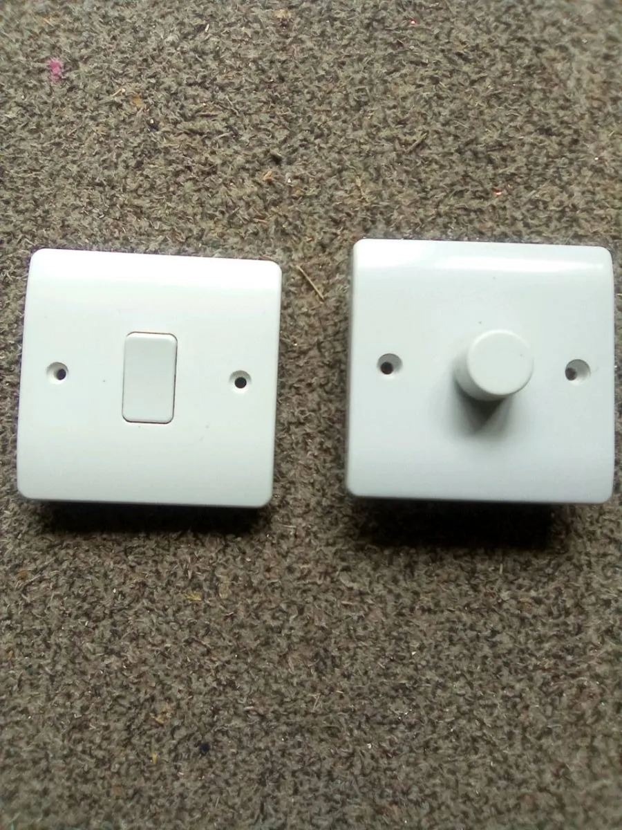 LIGHT. SWITCH.  AND. DIMMER. SWITCH. - Image 1