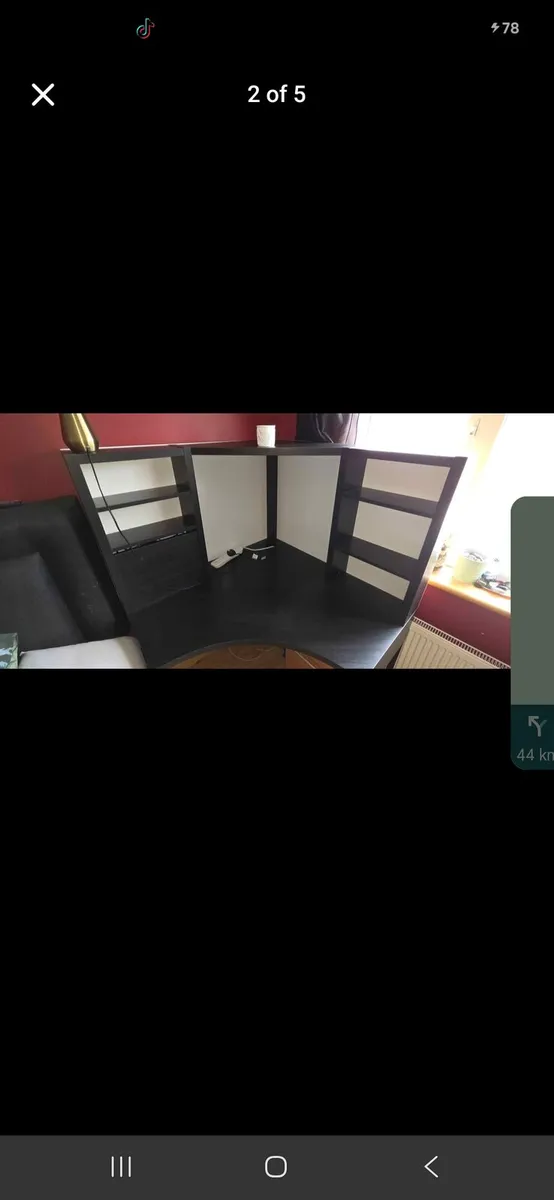 IKEA Corner Desk Black - MICKE RANGE - Image 3
