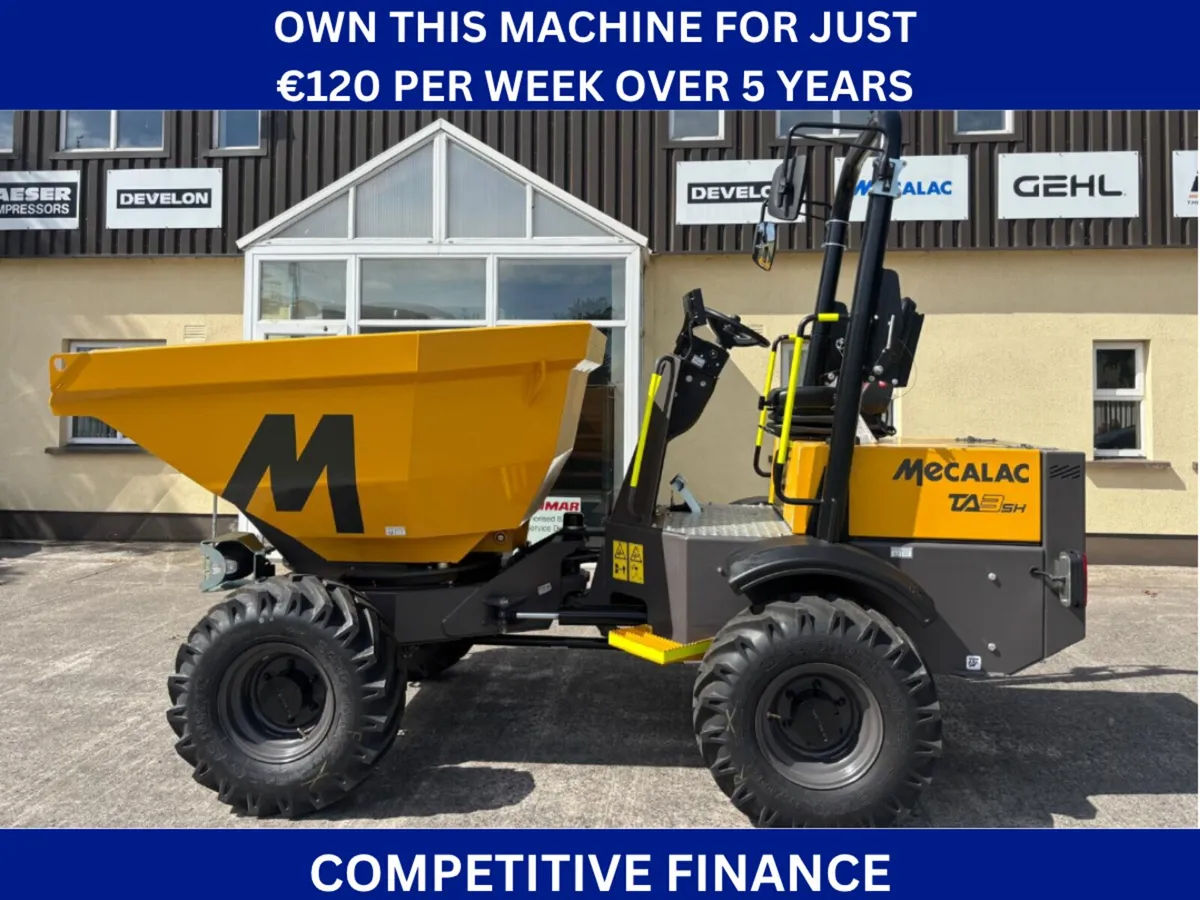 New Mecalac TA3SH Swivel Skip Dumper - Image 1