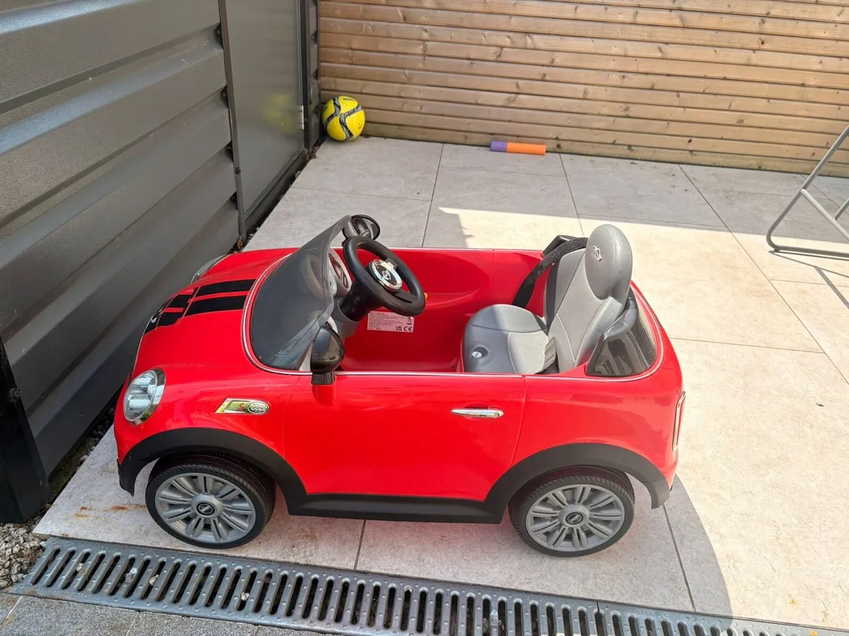 Mini Cooper S Electric Ride-on Car with Remote - Image 2