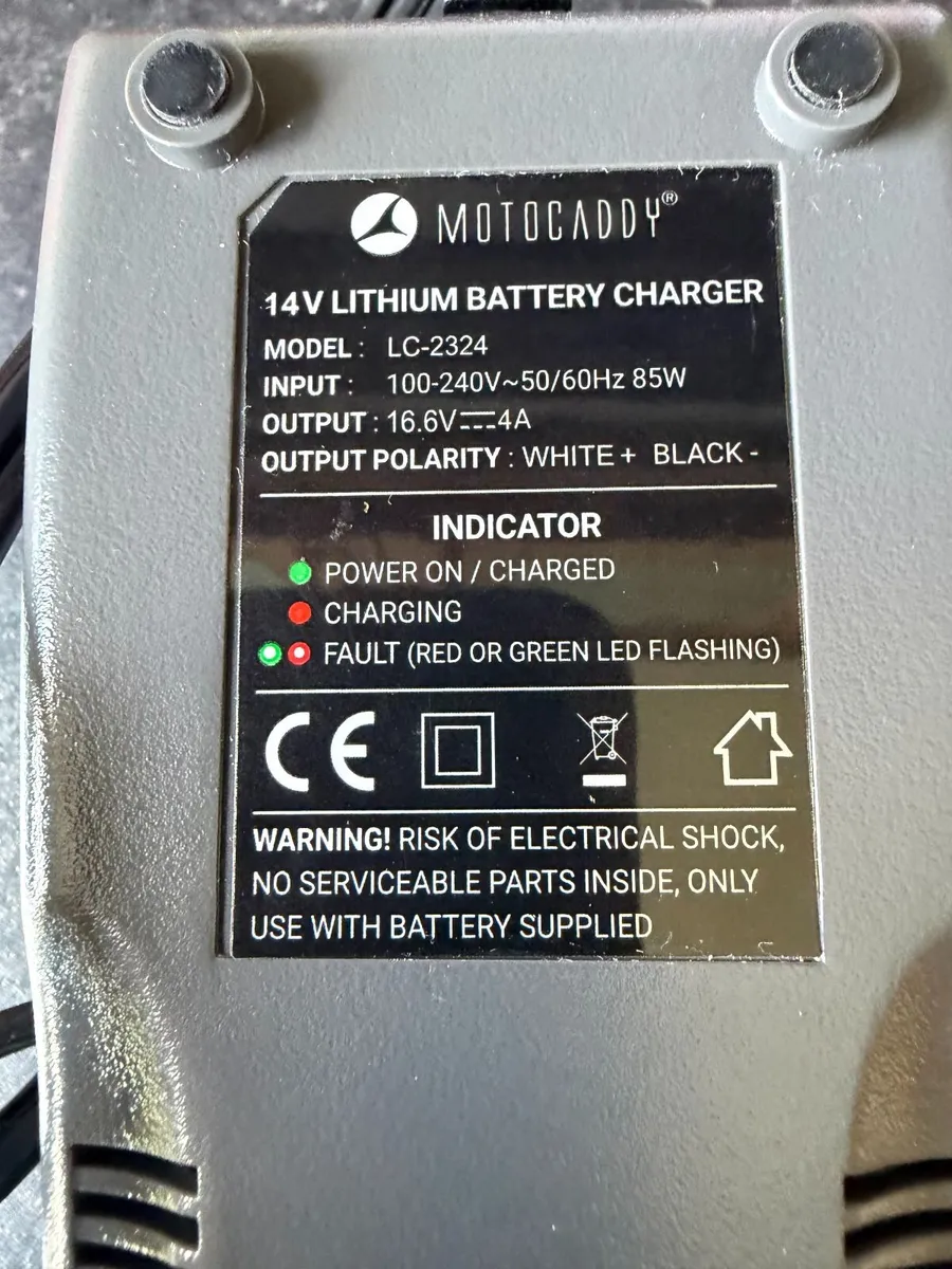 golf trolley battery chargers - Image 1