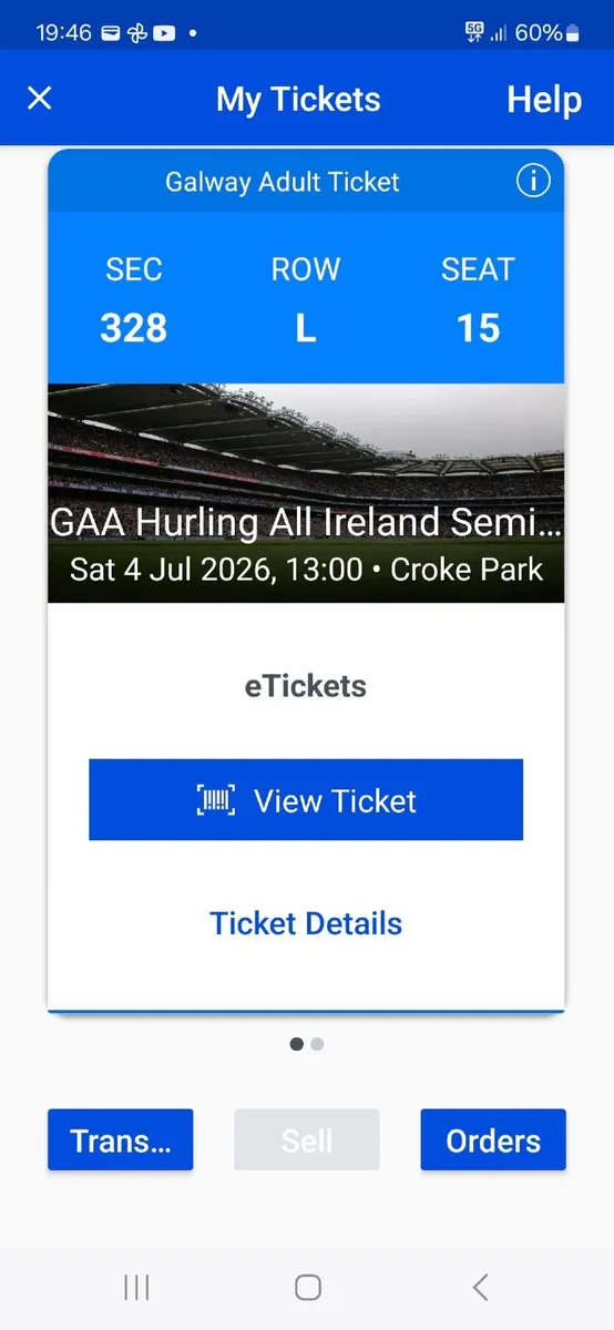 All Ireland Semi-Final Tickets
