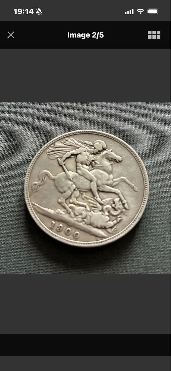 Victoria 1900 Silver Crown LXIII - Image 2