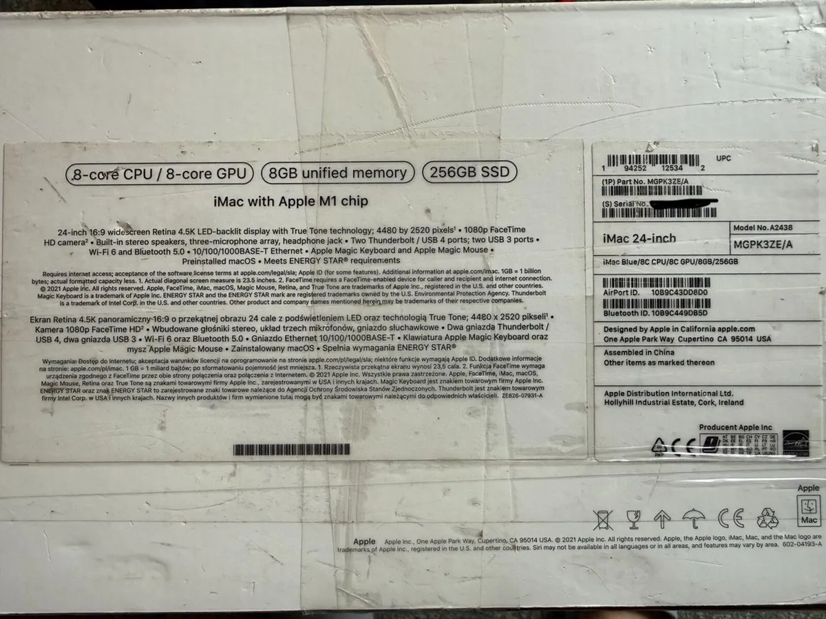 iMac 24" M1 (2021) Blue MINT - Image 3