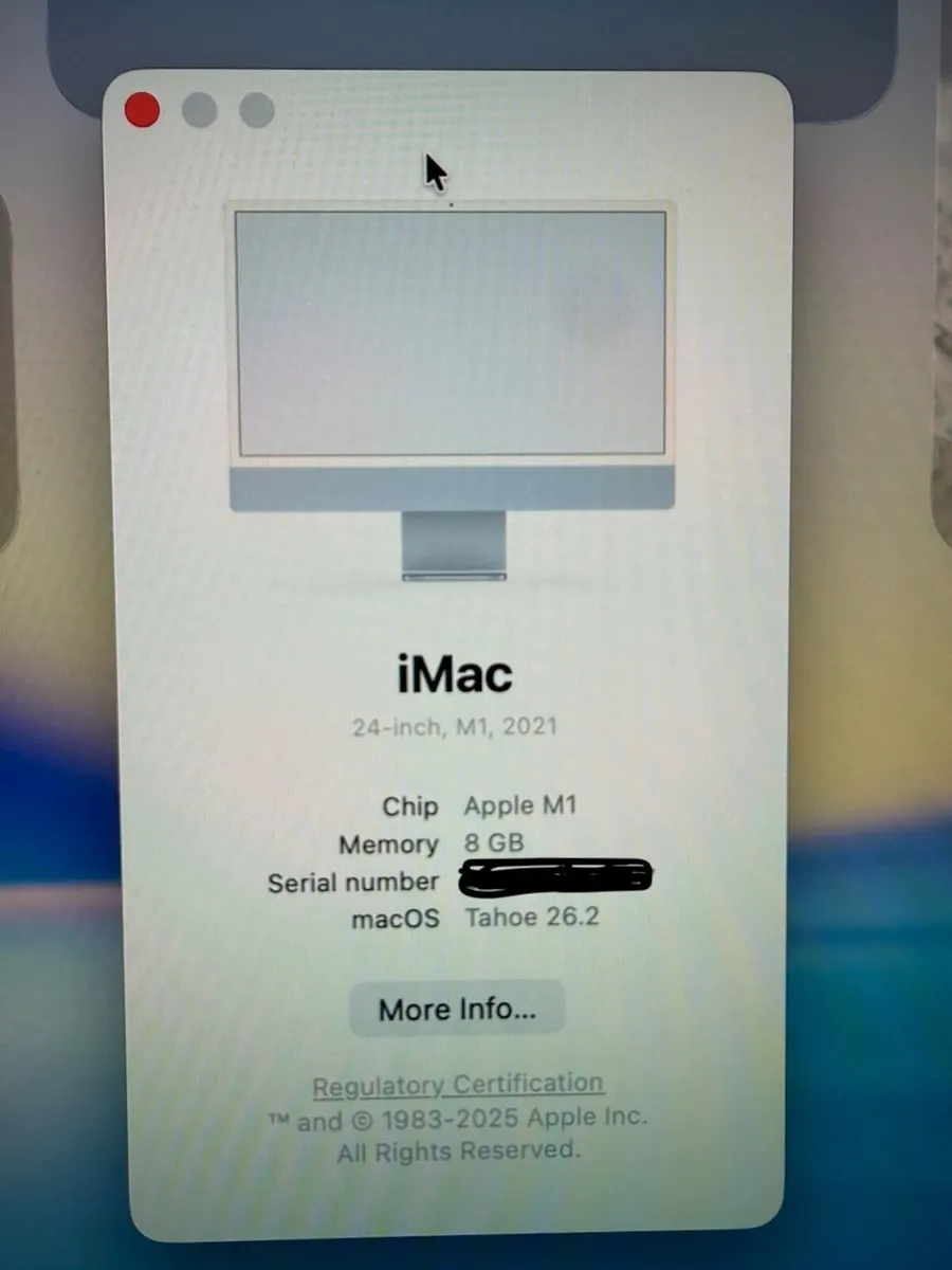 iMac 24" M1 (2021) Blue MINT - Image 4
