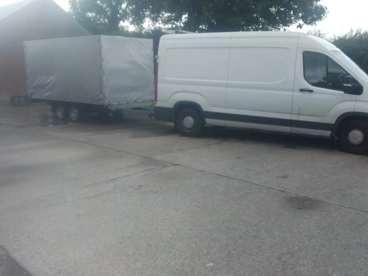 Twin axle tarp covered trailer - Image 4