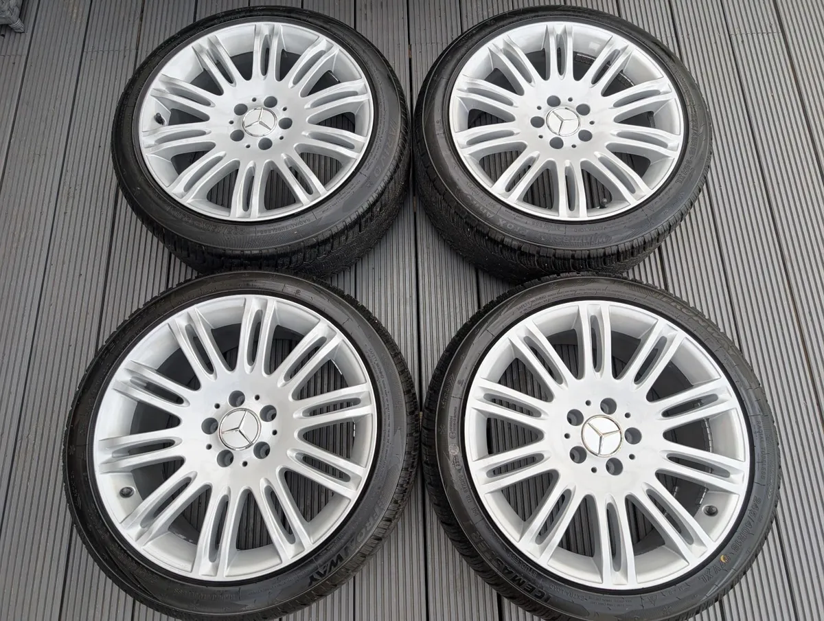R18 5X112 OEM MERCEDES BENZ W211 E CLASS WHEELS - Image 2