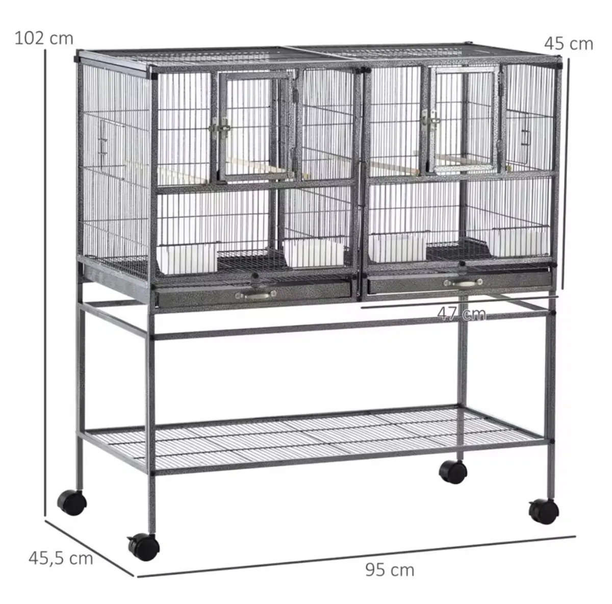 Bird cage - for medium sized parrot - Image 2