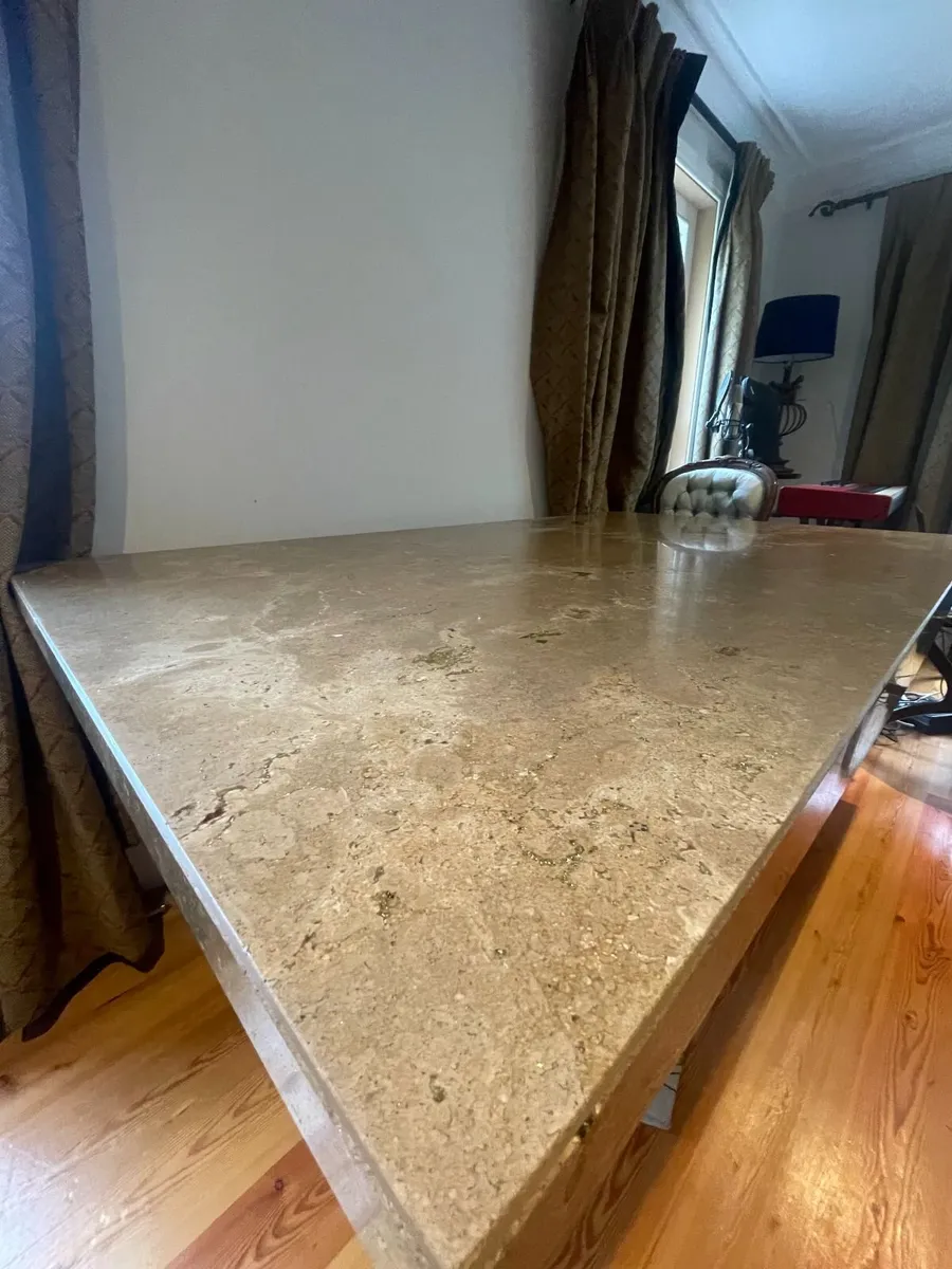 Golden Marble Table - Image 1