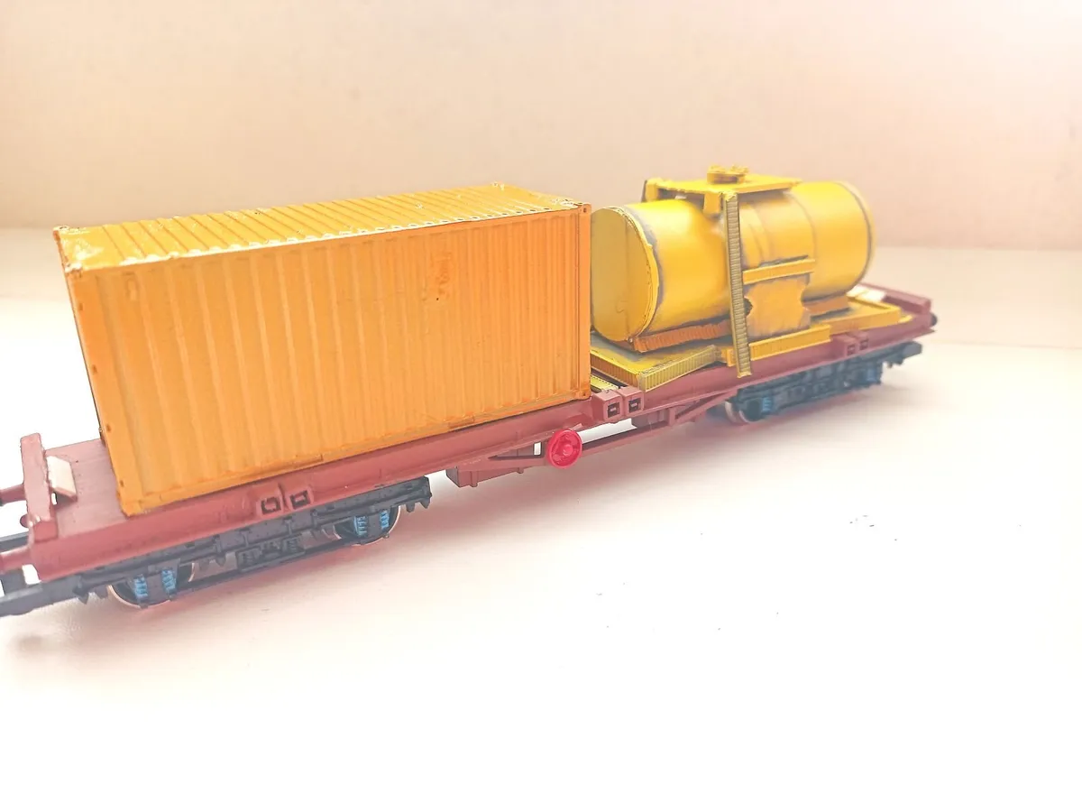 MODEL  RAILWAY  IRISH  SPERRY  CONTAINER  WAGON - Image 2