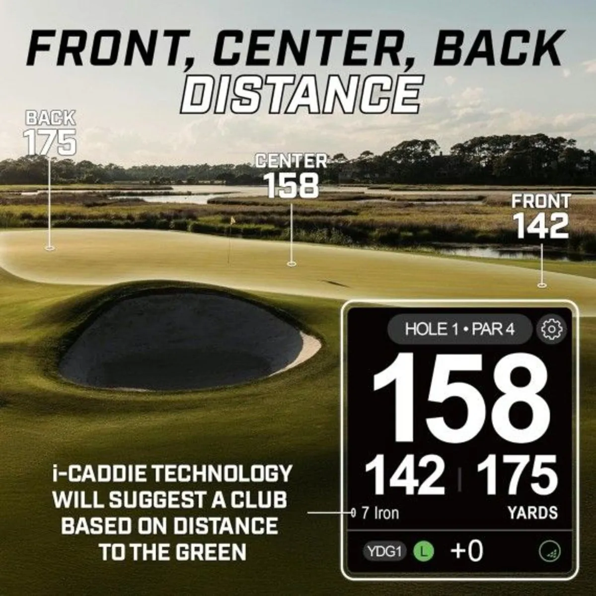 Izzo Swami 7000i Golf GPS - Blue - Image 4