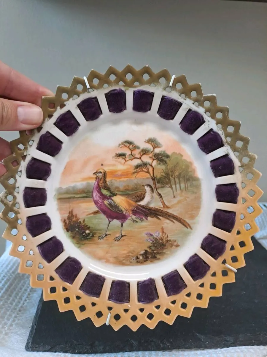 Vintage Decorative Pheasant Wall Plate - Image 1